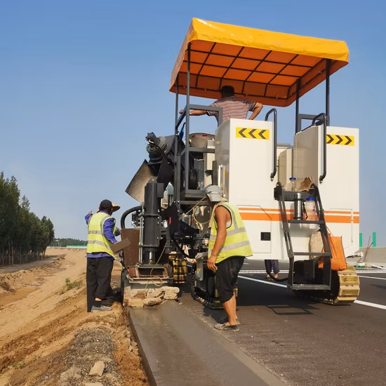 溝舗装バリア壁スリップフォーミング舗装敷設機コンクリートスリップ